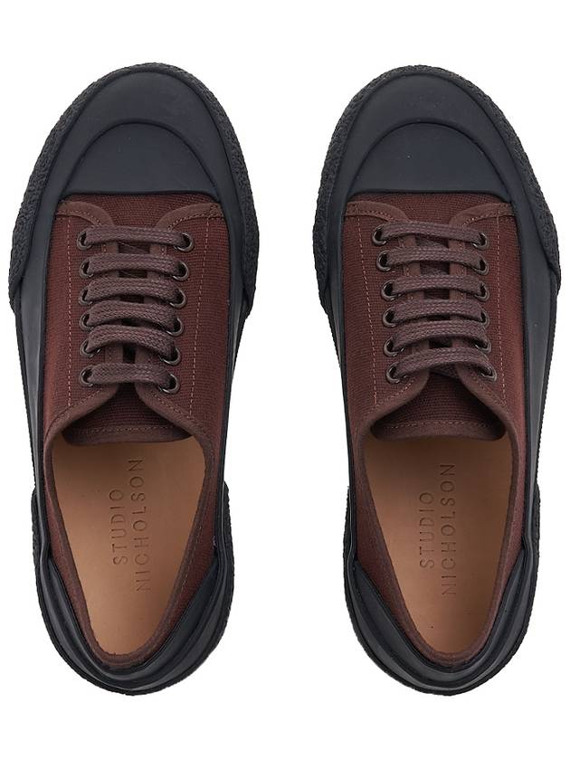 Sharp Canvas Sneakers SHARP SN735 CHESTNUT - STUDIO NICHOLSON - BALAAN 6