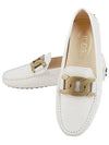 Women's Kate  Gommino Driving Shoes Off White - TOD'S - BALAAN 2