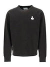 Mike Logo Cotton Sweatshirt Black - ISABEL MARANT - BALAAN 2