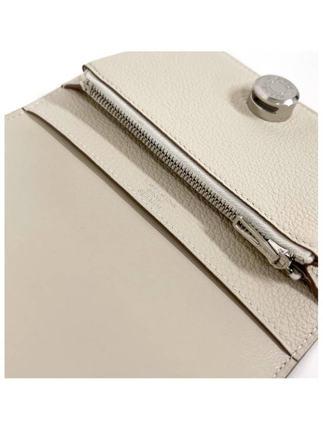 H043072CK 10 Dogon Compact Half Wallet Beige Wallet TEO - HERMES - BALAAN 5