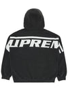 x Nike Men s Wrapped Half Zip Hoodie Black SS24SW56 - SUPREME - BALAAN 1