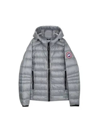 Crofton Hooded Label Padding Grey - CANADA GOOSE - BALAAN 2