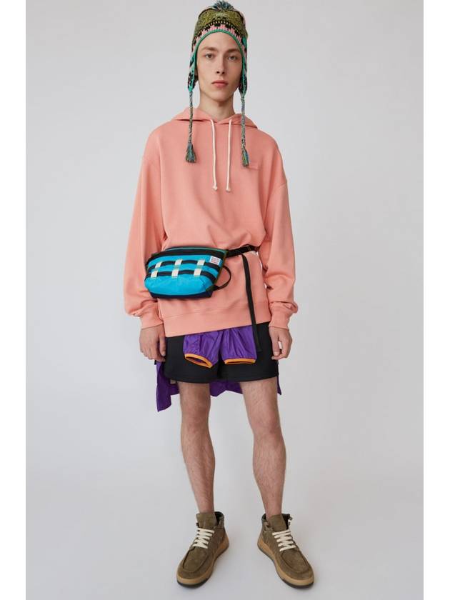 Face Patch Hoodie Pale Pink - ACNE STUDIOS - BALAAN 3