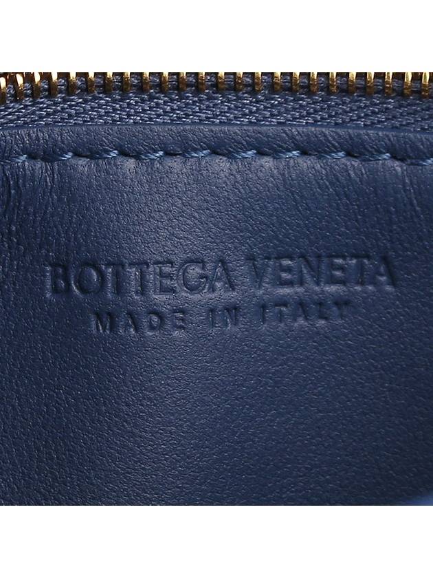 Cassette Intrecciato Padded Small Cross Bag Navy - BOTTEGA VENETA - BALAAN 10