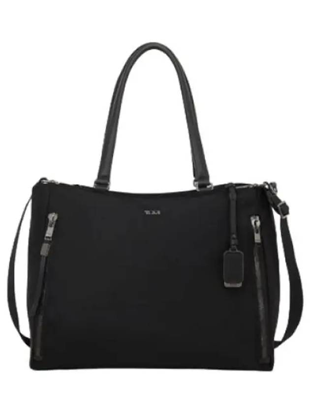 Voyager Valletta Large Tote Bag Black Gunmetal Handbag - TUMI - BALAAN 1