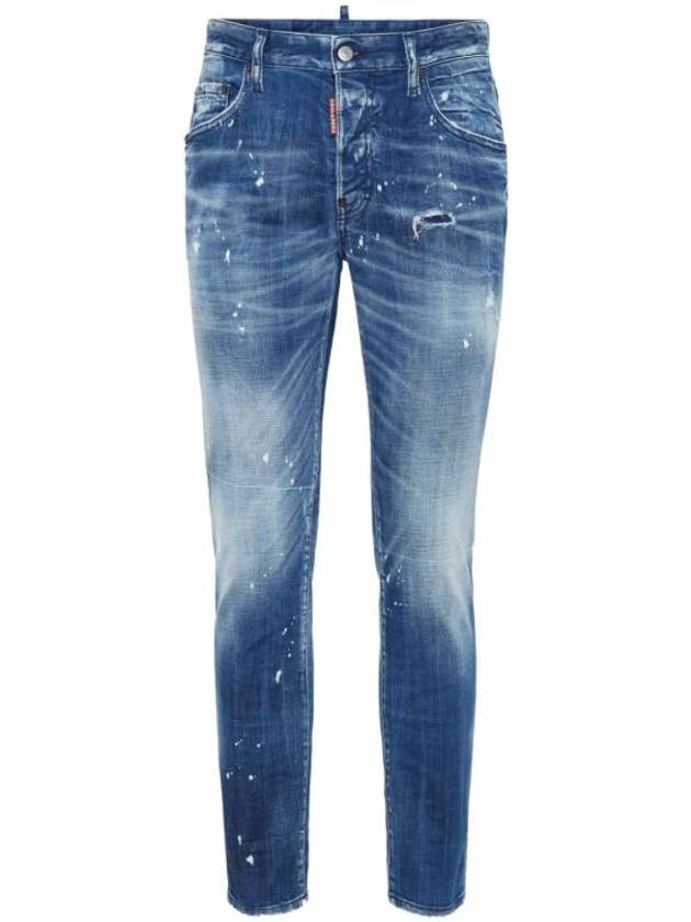 Medium Filo Blu Wash Skater Jeans Navy - DSQUARED2 - BALAAN 2