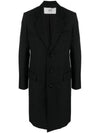 Men's Virgin Wool Single Coat Black - AMI - BALAAN 2