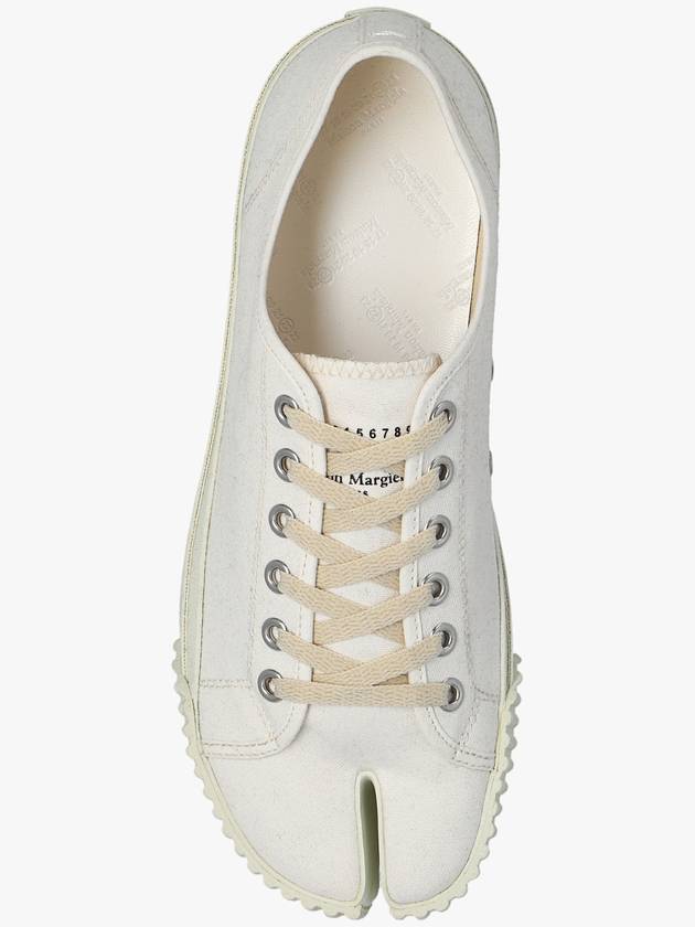 Tabi Cotton Low Top Sneakers White - MAISON MARGIELA - BALAAN 7