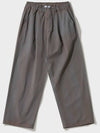 Dirty washed cotton long banding pants cement - FFEFF STUDIO - BALAAN 5