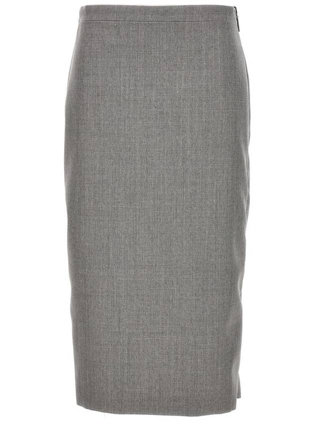 SS skirt satin e gabardine FQ7451ANRIF1L7W - FENDI - BALAAN 3