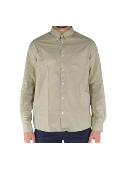 Edouard Long Sleeve Shirt Beige - A.P.C. - BALAAN 2