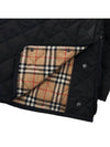 Quilted Thermoregulated Barn Jacket Black - BURBERRY - BALAAN 9