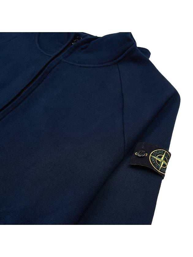 Wappen Patch Cotton Hooded Jacket Navy - STONE ISLAND - BALAAN 9