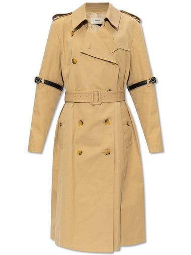 Coperni Cotton Trench Coat, Women's, Beige - COPERNI - BALAAN 1