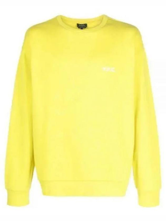 Clint Chest Logo Sweatshirt Yellow - A.P.C. - BALAAN 2