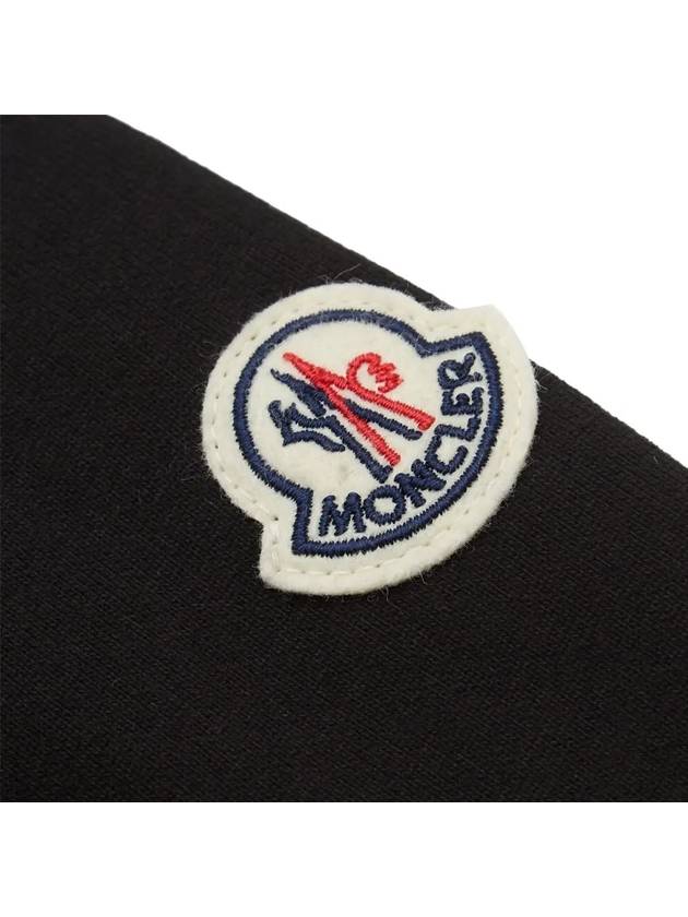 Logo Knit Padded Cardigan Black - MONCLER - BALAAN 5