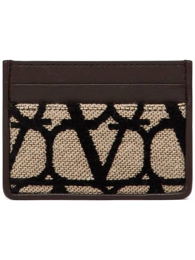 Iconographe Card Wallet Beige - VALENTINO - BALAAN 3