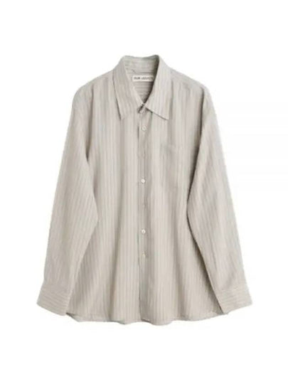 Above Striped Long Sleeve Shirt Ivory - OUR LEGACY - BALAAN 2