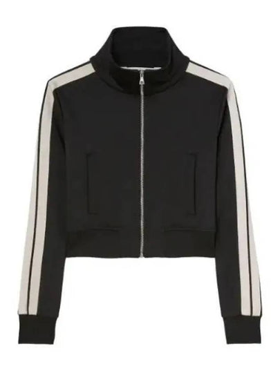 High Neck Track Jacket Black - PALM ANGELS - BALAAN 2