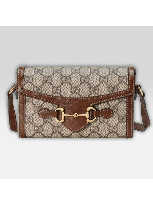 Horsebit 1955 Mini Bag Brown Beige - GUCCI - BALAAN 2