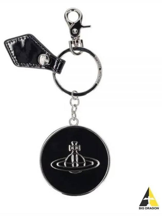 24 SHINY PATENT MIRROR KEYRING 82030102U OM000G N401 - VIVIENNE WESTWOOD - BALAAN 1