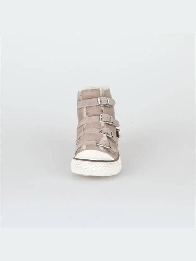 14FW Virginie fleece high top VIRGINY TAUPE - ASH - BALAAN 7