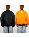 Built Reversible Bomber Jacket Black - STUSSY - BALAAN 5