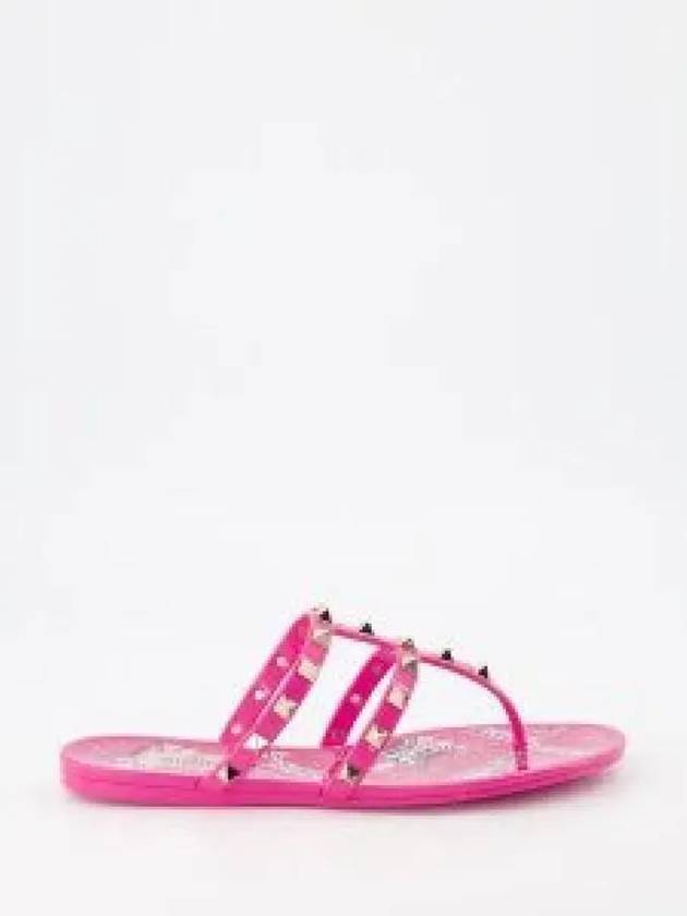 PUW K6P Women s Rockstud Flip Flops 2W2S0T84 1235087 - VALENTINO - BALAAN 1