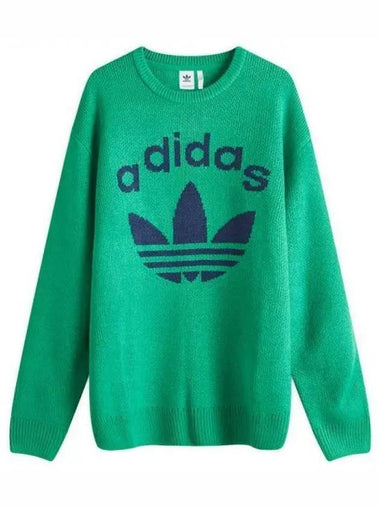 adidas 70s crewneck sweater green JN5966 - ADIDAS - BALAAN 1