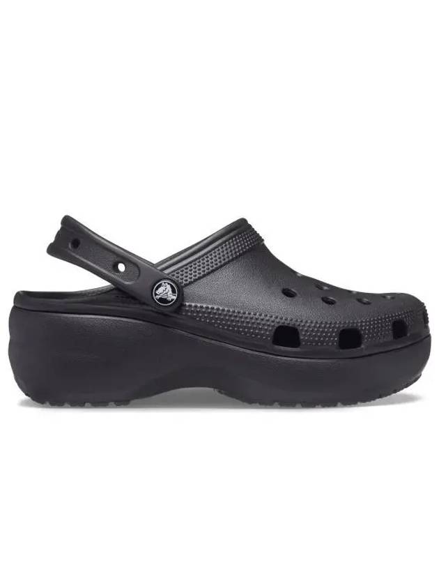 Classic Platform Clog Sandals Black - CROCS - BALAAN 2