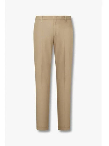 Striped label roll up chino pants beige - PAUL SMITH - BALAAN 1