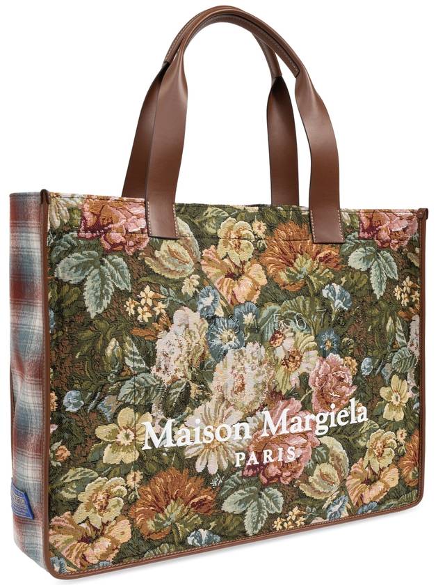 Cabas Large Tote Bag Green Floral - MAISON MARGIELA - BALAAN 6