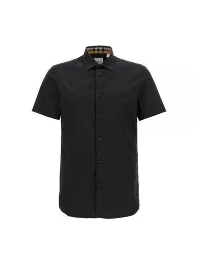 Organic Cotton Polo Shirt Black - BURBERRY - BALAAN 2