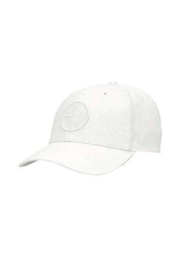 Wrap 6 Panel Ball Cap White - STONE ISLAND - BALAAN 1