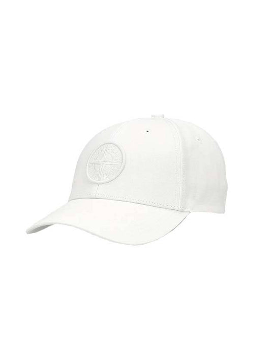 Wrap 6 Panel Ball Cap White - STONE ISLAND - BALAAN 1