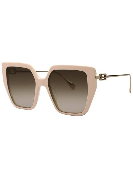 FE40012U 25F officially imported cat eye horn rim Asian fit flat luxury sunglasses - FENDI - BALAAN 1