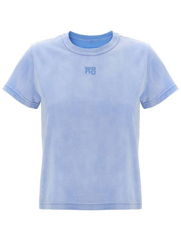 T By Alexander Wang 'Essential Jsy Shrunk' T-Shirt - ALEXANDER WANG - BALAAN 1