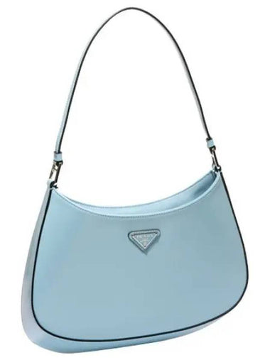 Cleo brushed leather shoulder bag - PRADA - BALAAN 1