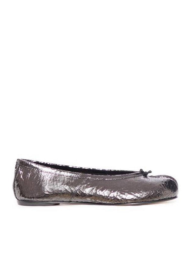 Tabi Broken Mirror Ballerina Flat Iron Silver - MAISON MARGIELA - BALAAN 1