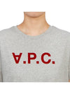 VPC Red Logo Cotton Short Sleeve T-Shirt Grey - A.P.C. - BALAAN 8