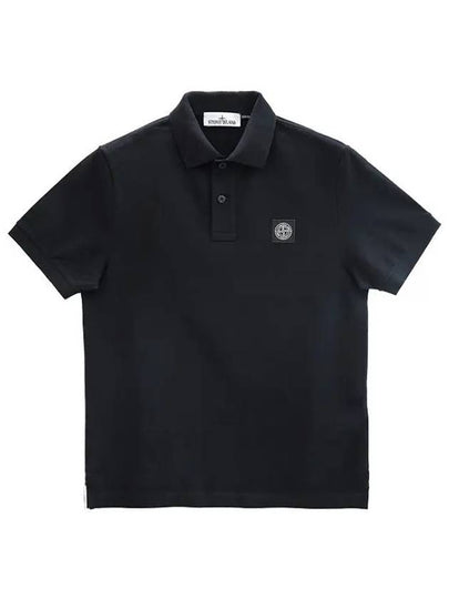 Logo Badge PK Shirt Black - STONE ISLAND - BALAAN 2