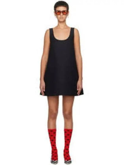 Sleeveless Short Dress Black - MARNI - BALAAN 2