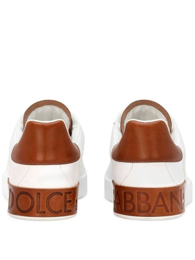 Dolce & Gabbana Portofino Leather Sneaker - DOLCE&GABBANA - BALAAN 3