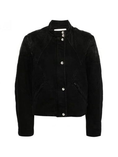 Chady Jumper Denim Jacket Black - ISABEL MARANT - BALAAN 1