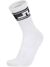 Percy Logo Socks Black White - J.LINDEBERG - BALAAN 3