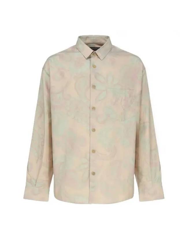 La chemise Simon Long Sleeve Shirt Beige - JACQUEMUS - BALAAN 1