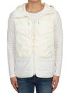 Shell R Mix Goggle Hooded Padded Vest White - CP COMPANY - BALAAN 3