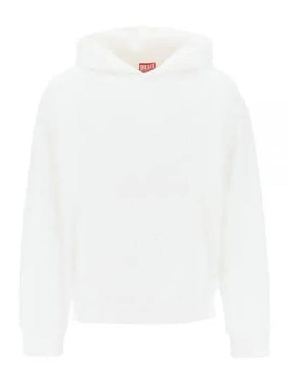 S Macs Megoval D Hoodie White - DIESEL - BALAAN 2