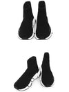 Men's Speedrunner Recycled High Top Sneakers Black - BALENCIAGA - BALAAN 4