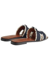 Oran Denim Sandals Blue - HERMES - BALAAN 4